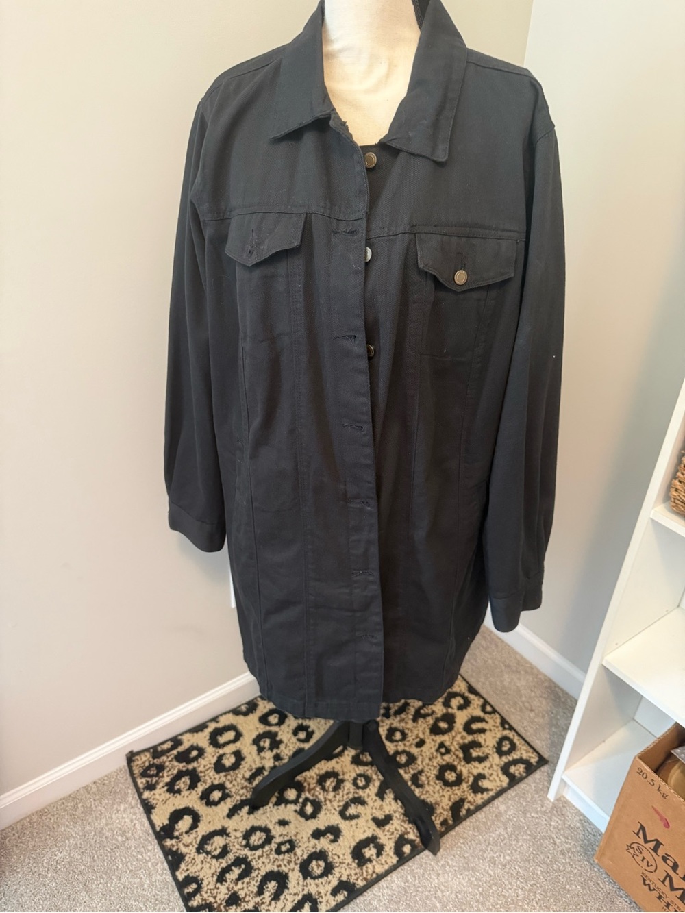 Black Women's Denim Jacket